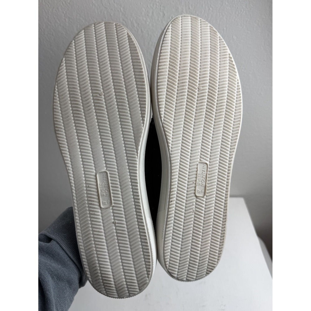 White Mountain Upbringing Womens Black Bling Slip On Sneaker 11 Comfort Shoe Y2K - Picture 9 of 9